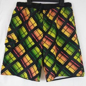 Burnside Men's Board Shorts Swimsuit Trunks Pocket